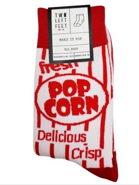These Two Left Feet "Make It Pop" crew socks